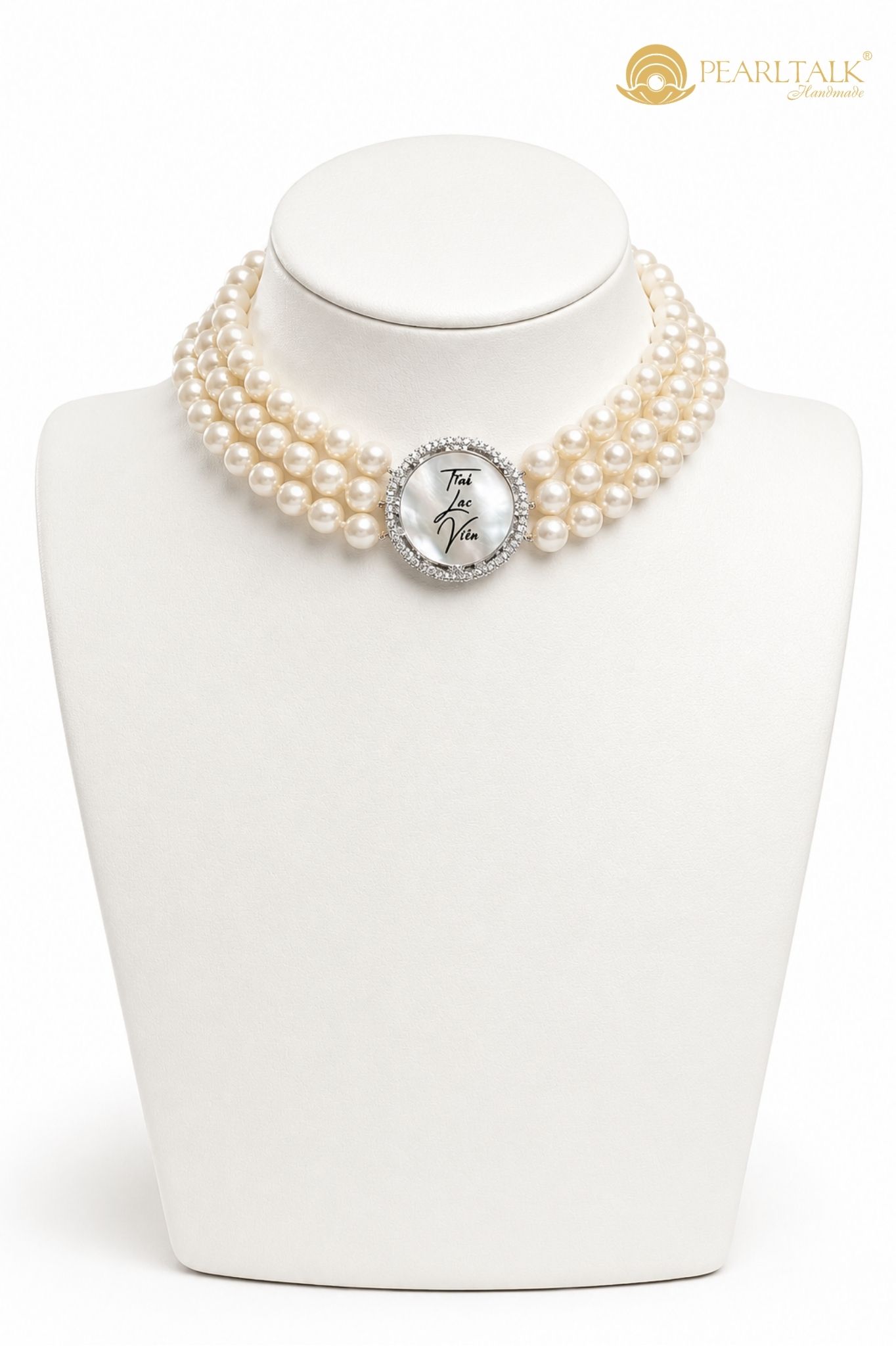 CHUỖI NGỌC TRAI DIANA HIGH NECK 8MM